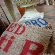 burlap coasters