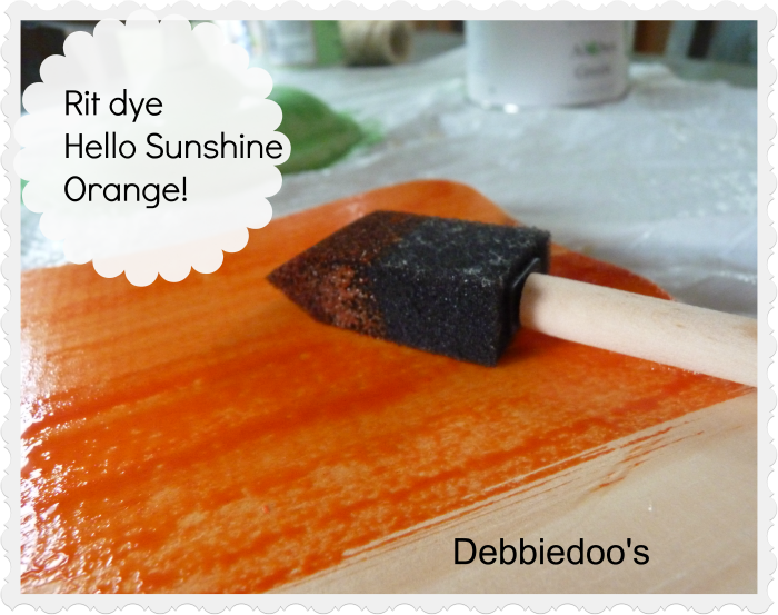 Sunshine orange rit_dye
