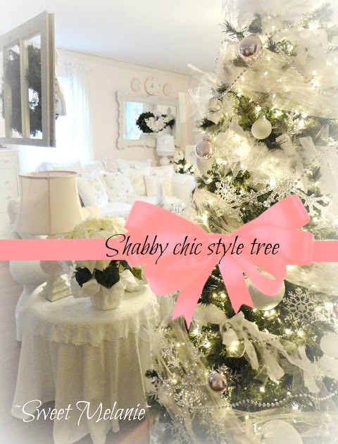 shabby chic christmas tree