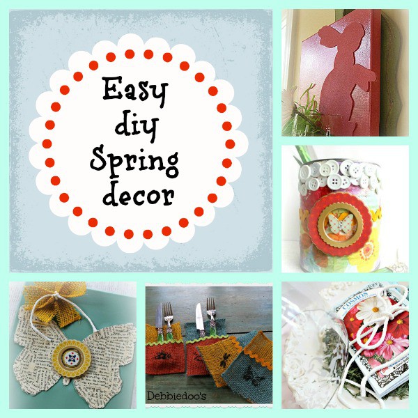 5 quick and easy Spring decor ideas on a budget - Debbiedoo's