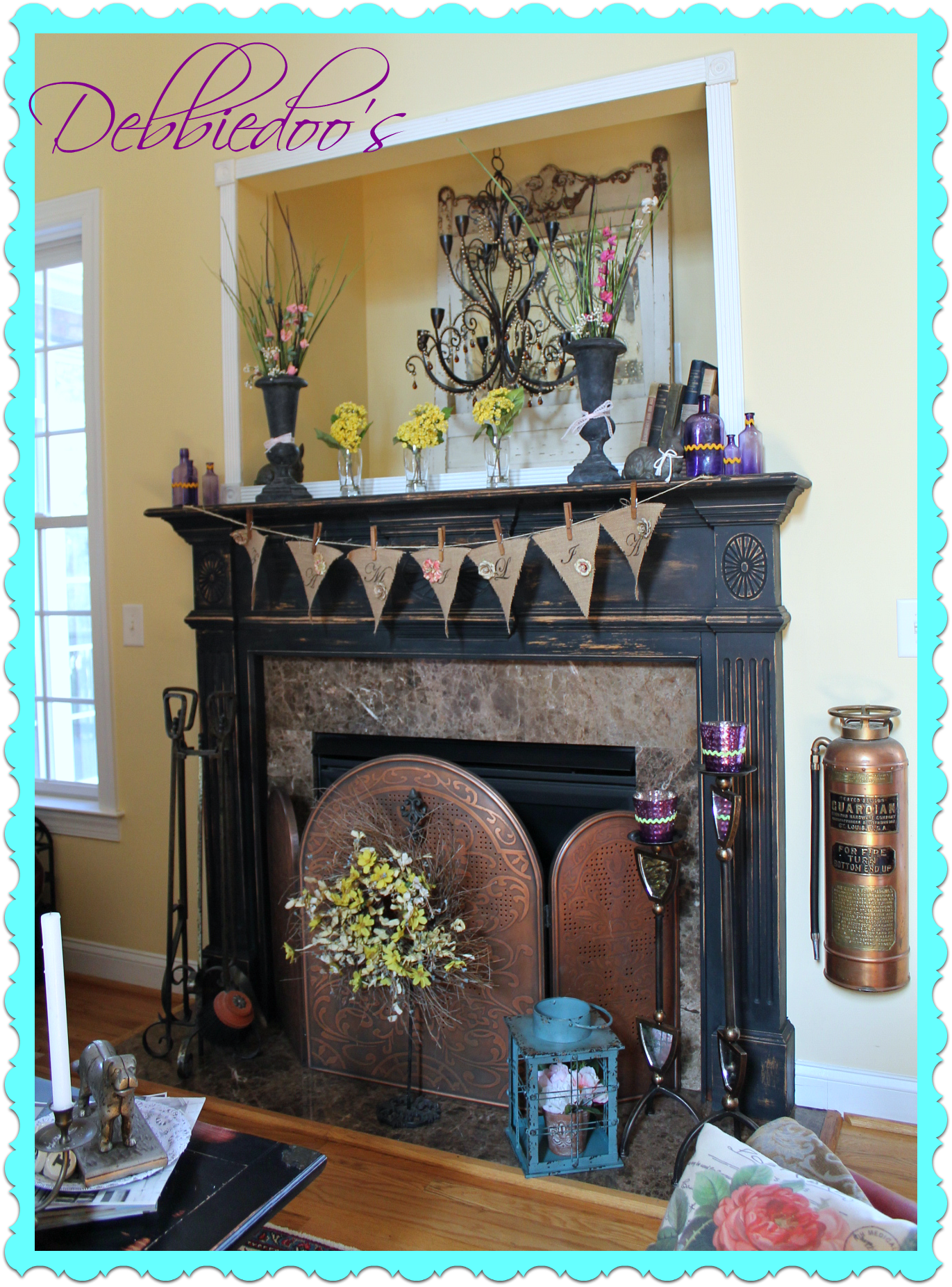 Spring mantel