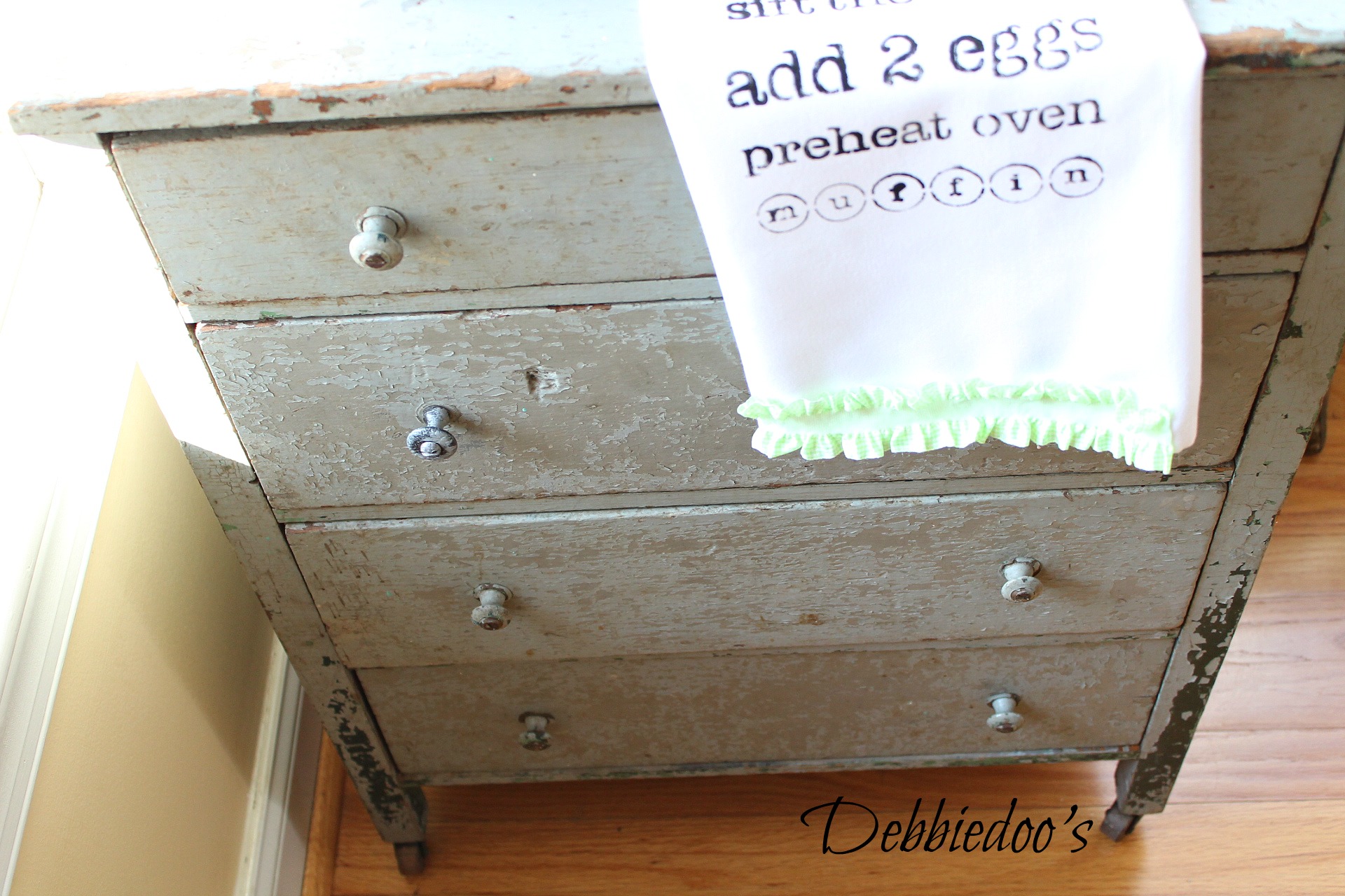 old chippy dresser rustic