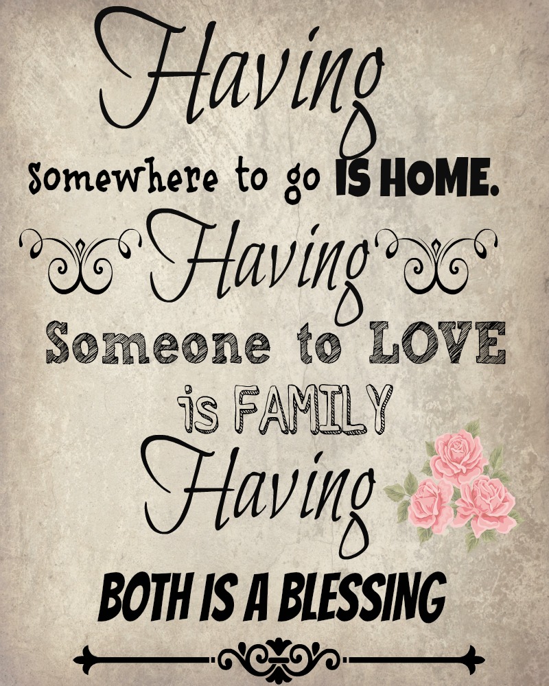 Quotes About Family And Home. QuotesGram