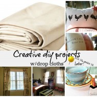 creative diy things to make with drop clothes