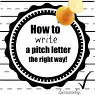 How to write the perfect pitch letter