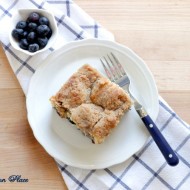 Blueberry coffee cake