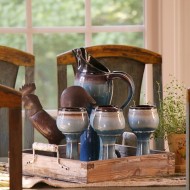blue pottery