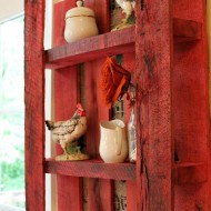 pallet diy shelf