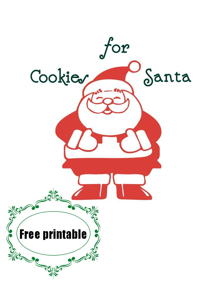 Cookies For Santa Diy Plate Debbiedoos