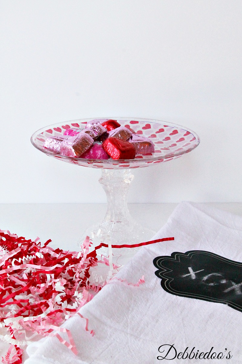 How To Make A Dollar Tree Valentine Candy Dish Debbiedoos