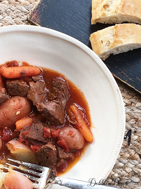 Italian beef stew recipe in the instant pot - Debbiedoos